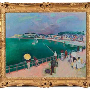 « La Baie de Sainte-Adresse » (1906), huile sur toile de Raoul Dufy (1877-1953), est lot à l'estimation la plus élevée du catalogue (600.000 euros).