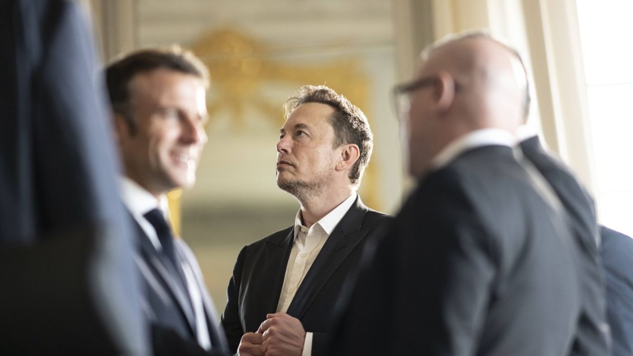 Elon Musk doit rencontrer Emmanuel Macron en marge du salon 2023, VivaTech.