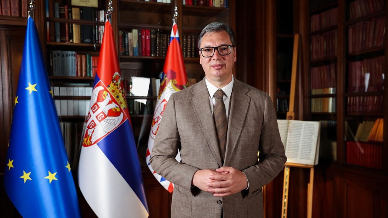 Dans la Serbie du président Aleksandar Vucic, un recul a été observé sur les questions de l'Etat de droit, ce qui ne facilite pas son processus d'adhésion à l'UE.
