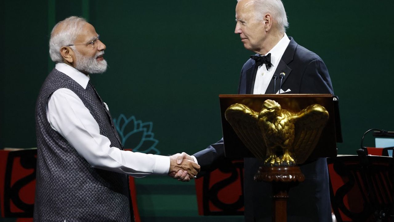 Le Premier ministre indien, Narendra Modi, est à Washington pour une visite d'Etat. Avec Joe Biden, les deux leaders ont scellé le rapprochement historique de leurs deux pays.
