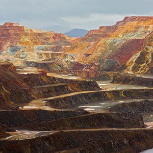 Mines de cuivre à Rio Tinto, en Espagne