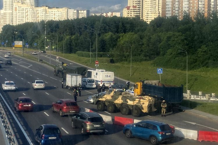 Le « régime d'opération antiterroriste » maintenu à Moscou ce dimanche.