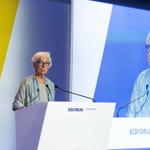 Christine Lagarde, présidente de la BCE, a adopté un ton très dur à Sintra.