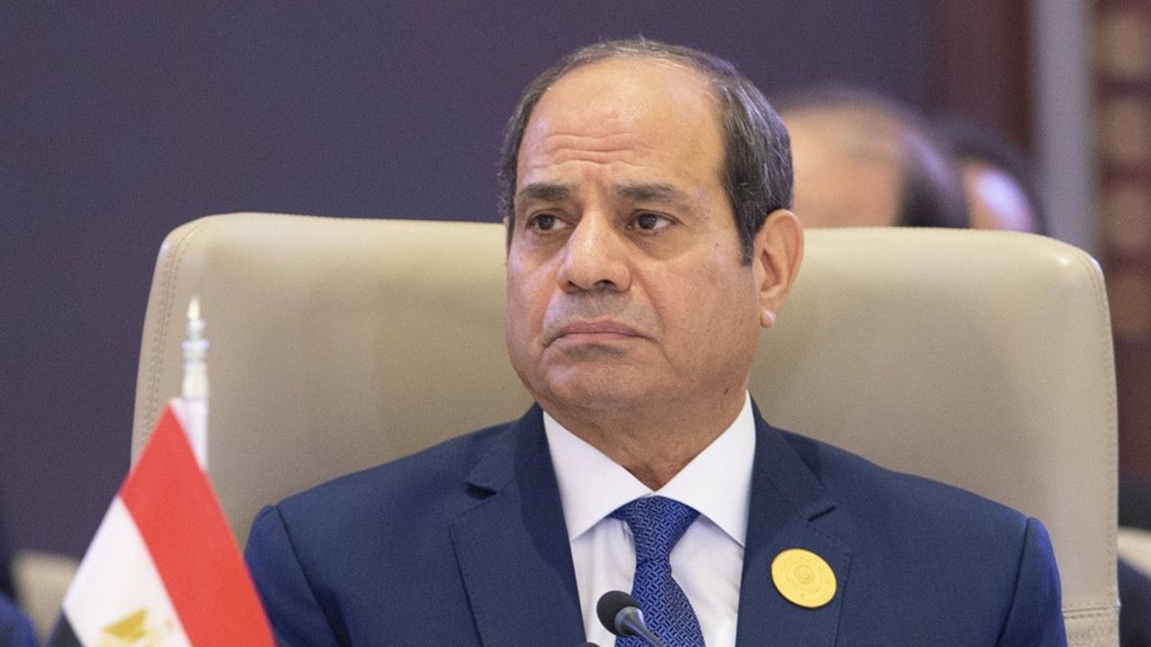 Abdel Fattah al-Sissi, le président égyptien, lors du Sommet arabe à Djeddah le 19 mai 2023.