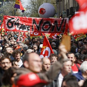 Dixième journée de mobilisation contre la réforme des retraites, à Bordeaux, le 28 mars 2023.