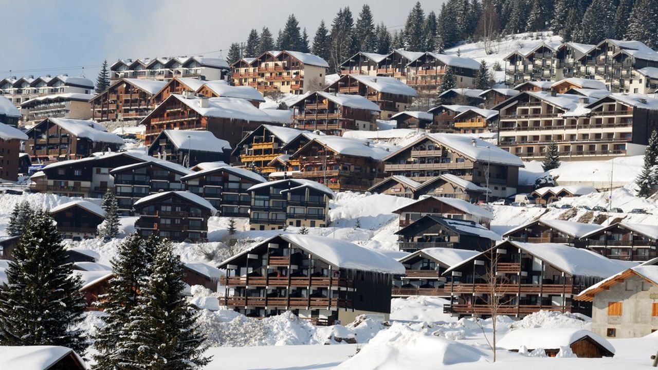 Les stations de ski (ici dans les Alpes) comptent une proportion de passoires thermiques nettement plus élevée que le reste du territoire.