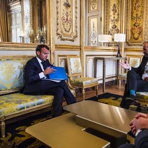 Emmanuel Macron avait rencontré à l'Elysée Dara Khosrowshahi, PDG monde d'Uber, le 23 mai 2018.