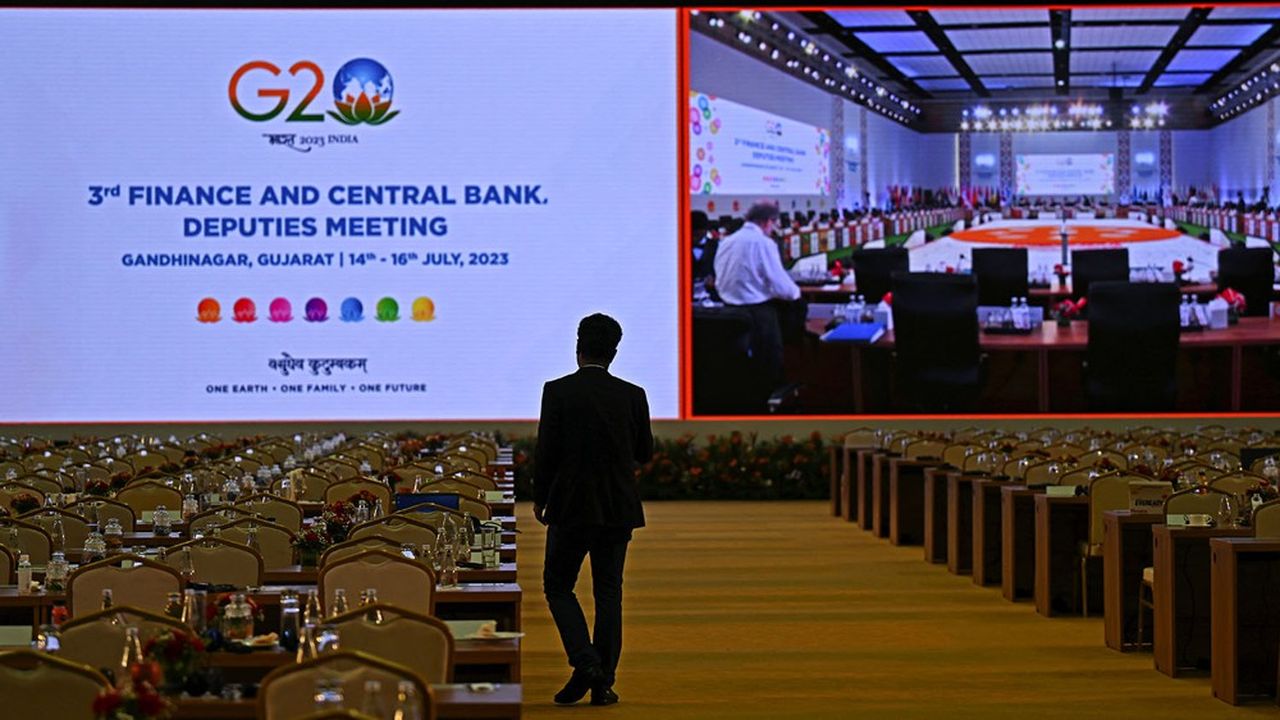 La troisième réunion des ministres des finances du G20, qui s'est tenue à Gandhinagar dans l'ouest de l'Inde, n'a pas levé tous les obstacles à la restructuration des dettes des pays les plus pauvres.