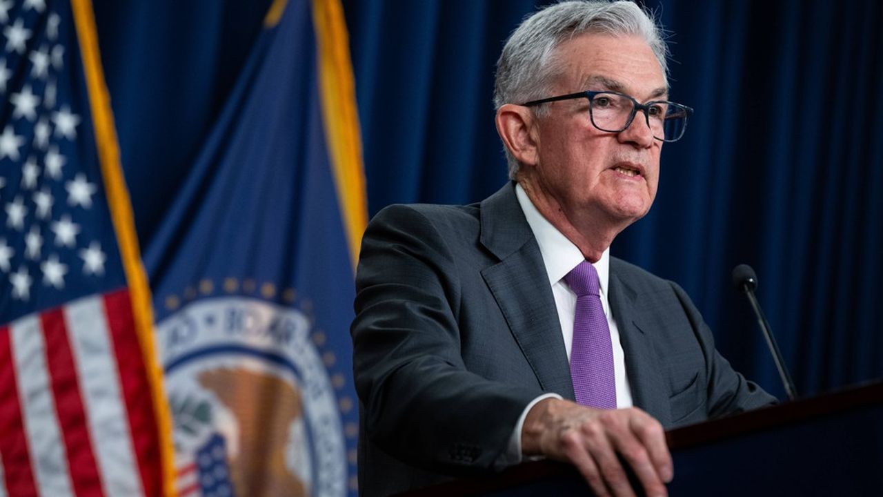 Jerome Powell a annoncé fin juillet la onzième hausse de taux de la Fed depuis mars 2022.