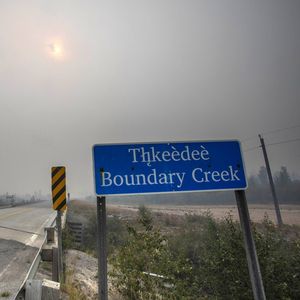 Les flammes qui étaient à un peu plus d'une trentaine de km de Yellowknife mardi ne sont plus qu'à 16 km de la ville désormais.