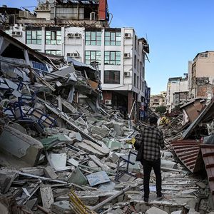 Dans la province du Hatay, en Turquie, le 6 mars 2023, un mois après le séisme ayant fait plus de 50.000 morts dans ce pays et en Syrie.