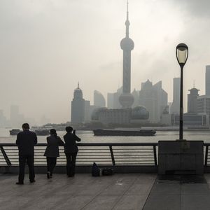 Le Bund à Shanghai, avril 2023.