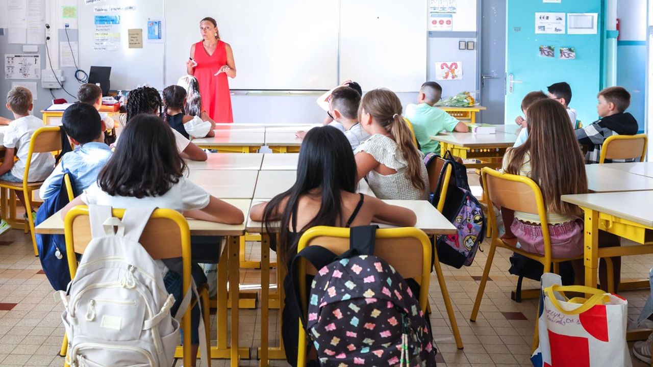 La France détient le record du nombre d'heures de français et de mathématiques dispensées aux écoliers.