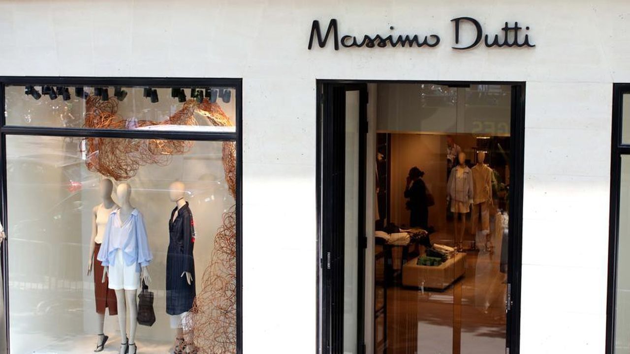 Massimo Dutti (ici une boutique parisienne) propose des collections toujours sobres.