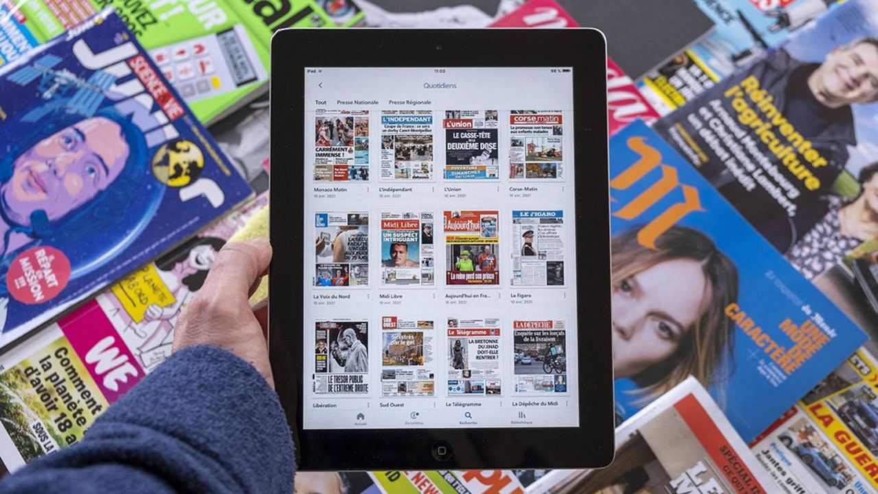L'application Cafeyn propose la consultation de plus de 2.500 journaux et magazines.