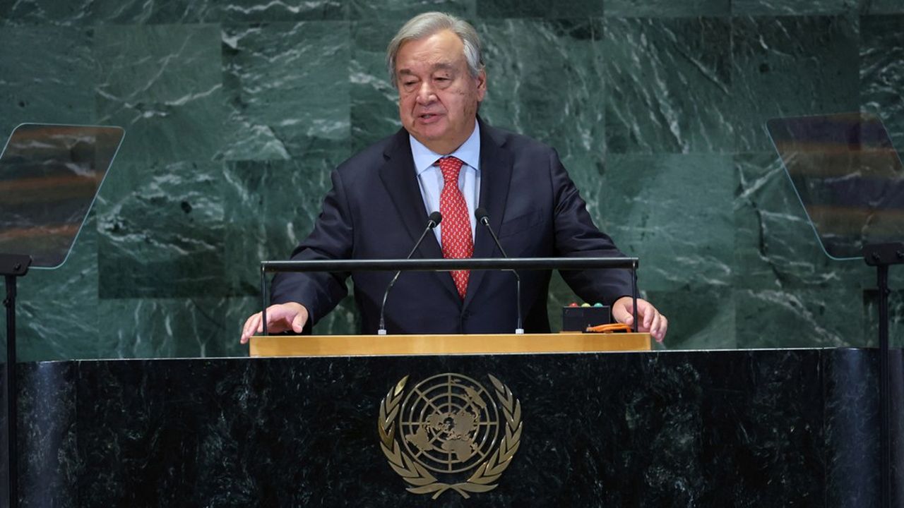 Le secrétaire général des Nations Unies, Antonio Guterres le September 2023.