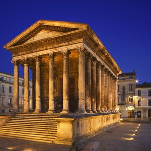 La Maison Carrée de Nîmes, l'un des derniers monuments à décrocher le sésame dans l'Hexagone.
