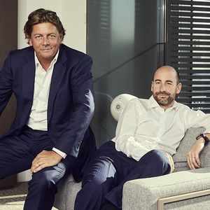 Mathieu Chabran et Antoine Flamarion, les cofondateurs de Tikehau dans les bureaux parisiens de l'entreprise.