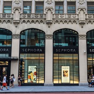 Le magasin de Sephora (qui appartient à LVMH, propriétaire des « Echos ») sur la Fifth Avenue à New York.