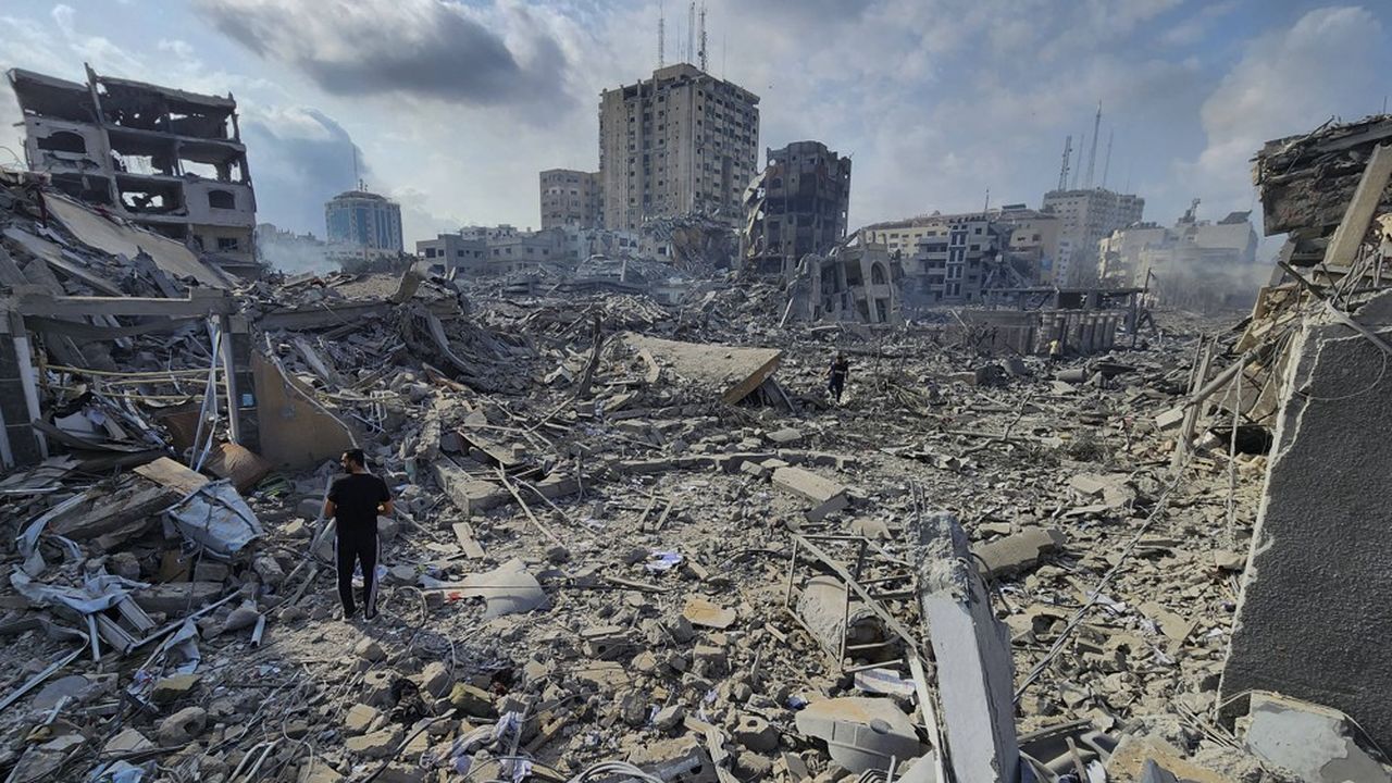 En Asie, plusieurs gouvernements affichent leur solidarité avec les Palestiniens de Gaza. (AP Photo/Hassan Eslaiah)