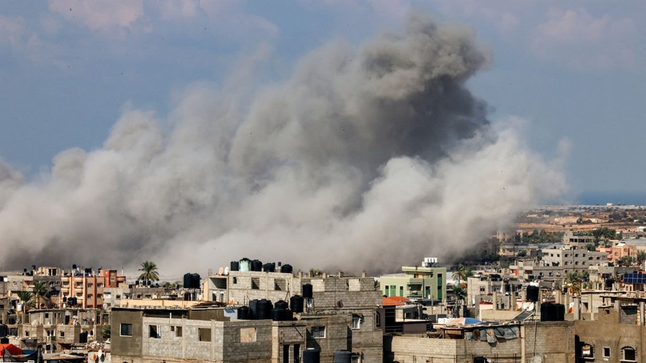 Une nouvelle frappe a touché le secteur du point de passage de Rafah entre la bande de Gaza et l'Egypte.