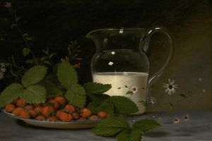 «Fraises et crème» (1816), du peintre américain Raphaelle Peale.