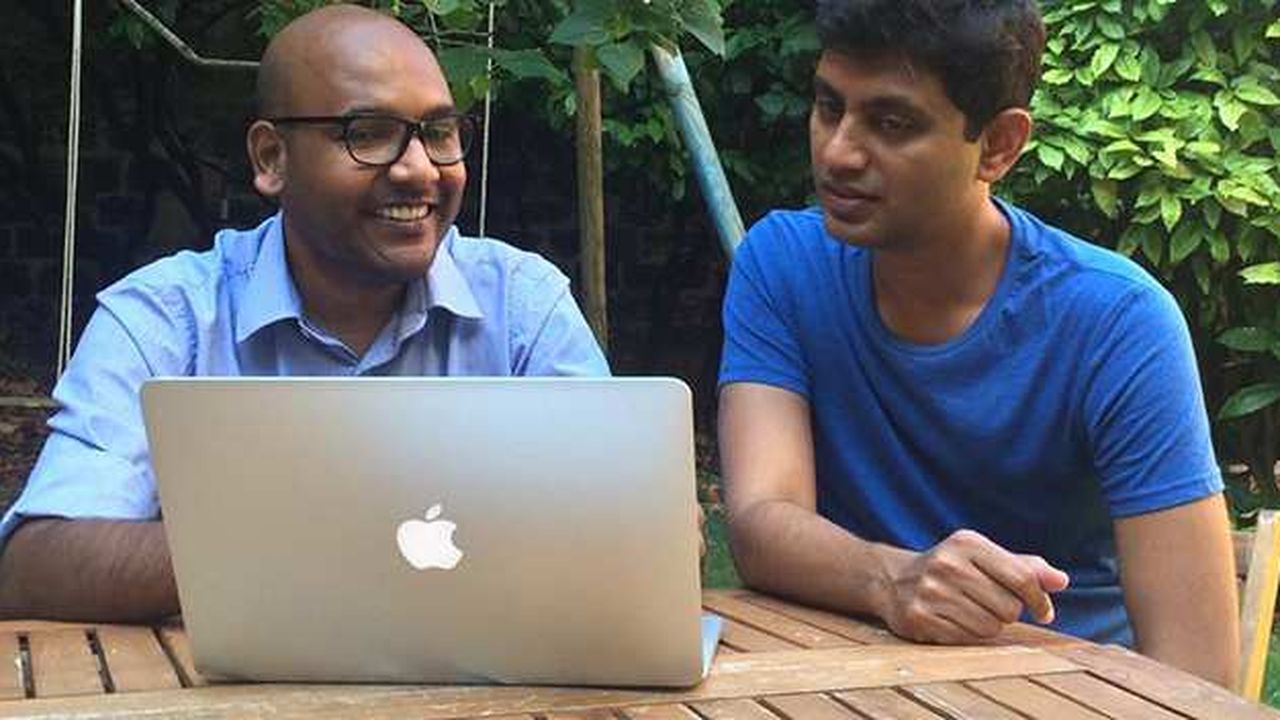 Boobesh Ramalingam et Mani Doraisamy, cofondateurs de Guesswork, ont passé neuf mois dans l'incubateur parisien Startup42.