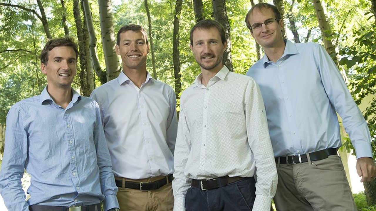 Mathieu Lefebvre, Nicolas Paget et Guénaël Prince ont travaillé chez Air Liquide avant de lancer leur start-up Waga Energy.