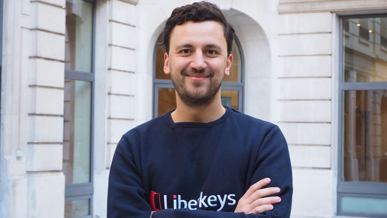 Thomas Venturini, le PDG et cofondateur de la start-up Liberkeys.