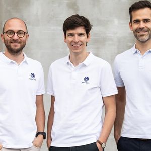 Les cofondateurs de NepTech : Clément Rousset, Tanguy Goetz et Corentin Bigot.