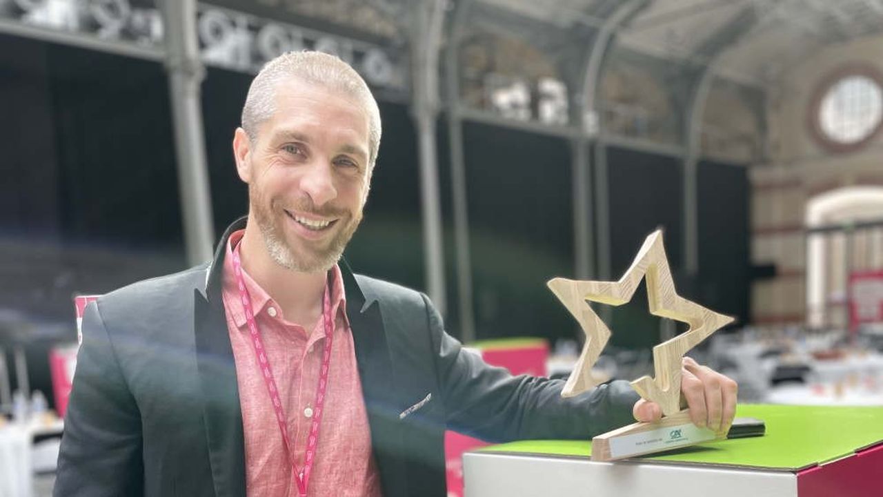 Antoine Meffre dirige l'entreprise toulousaine Eco-Tech Ceram spécialisée dans la décarbonation de l'industrie. Il a fait don des 4.000 euros du prix Initiative Remarquable qu'il a remporté.