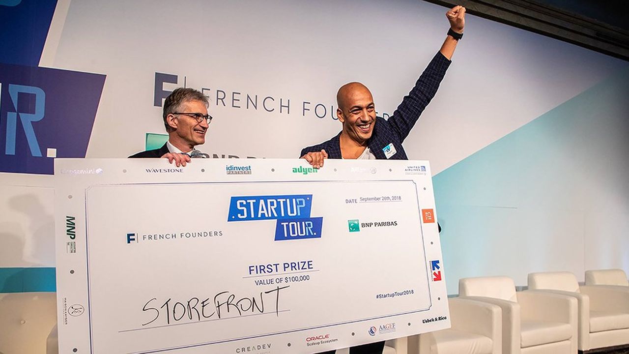Mohamed Hahouache, cofondateur de Storefront, a gagné le concours organisé par French Founders à New York.
