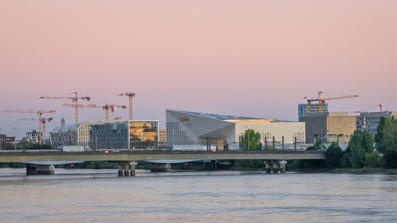 La MECA, Maison de l'économie créative et de la culture en Nouvelle-Aquitaine dans le nouveau quartier d'affaires Euratlantique à Bordeaux.