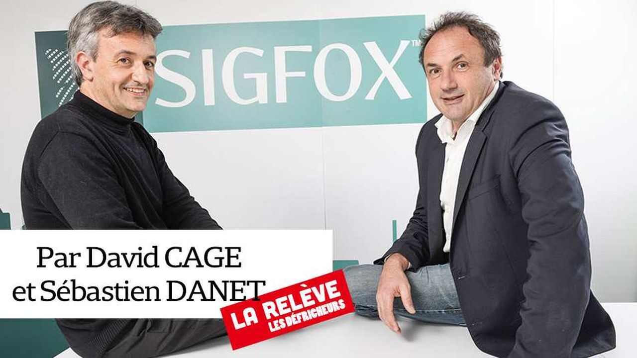 Ludovic Le Moan et Christophe Fourtet, cofondateurs de Sigfox.