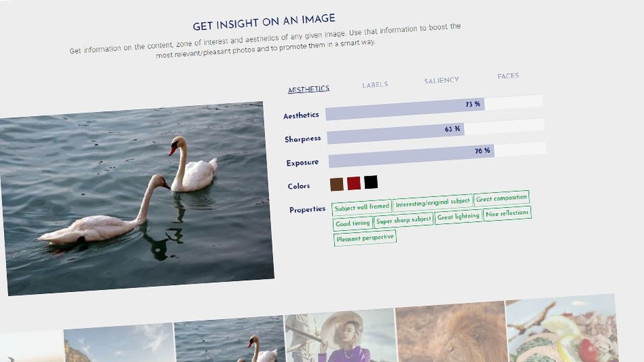 Avec ses algorithmes, Regaind permet de reconnaître et trier des photos.  