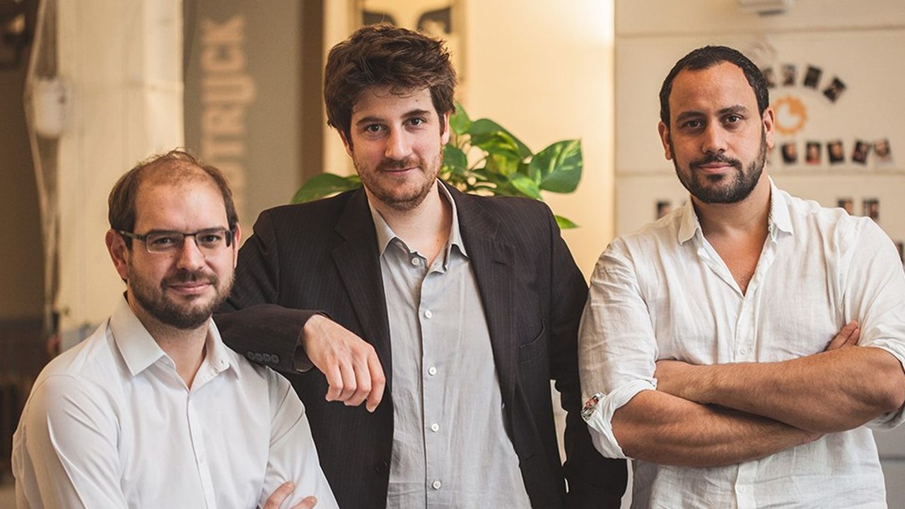 Les trois fondateurs de la plate-forme de financement participatif Sowefund : Georges Viglietti, Benjamin Wattinne et Jean-Philippe Leflot.