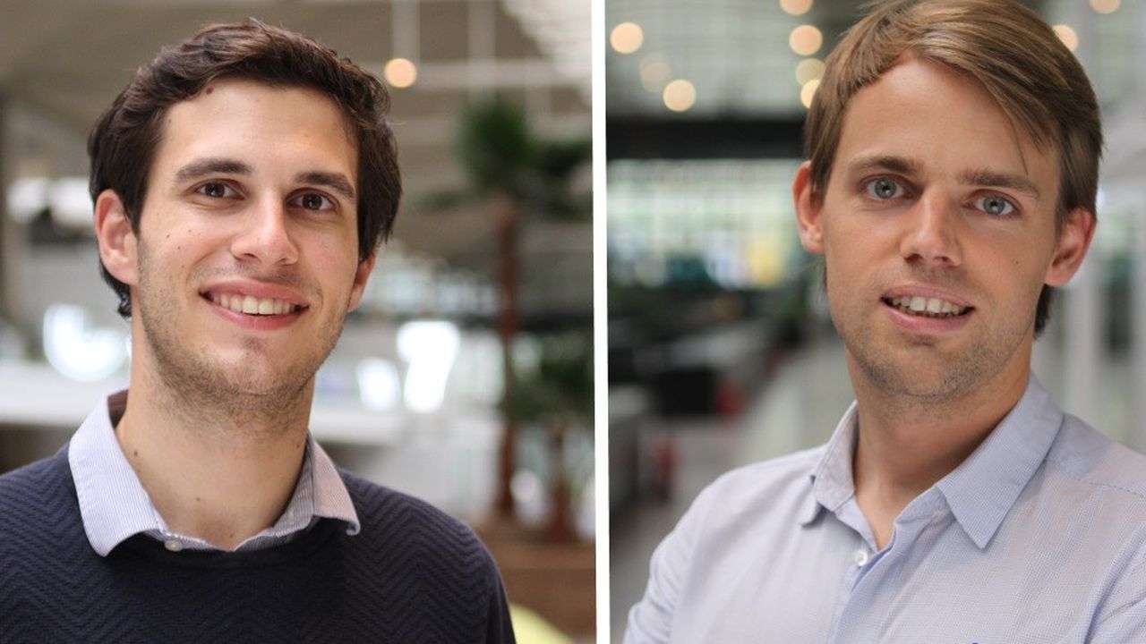 Benoît Bourdel et Raphaël Vullierme, cofondateurs de Luko. La fintech a levé 2 millions d'euros, notamment auprès de Xavier Niel.