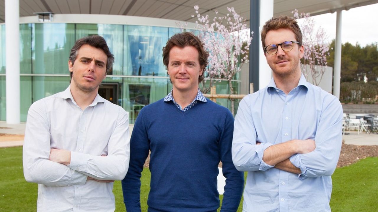 Alex, Arthur et Damien Catani, cofondateurs de Goalmap, start-up du bien-être qui a levé 750.000 euros.