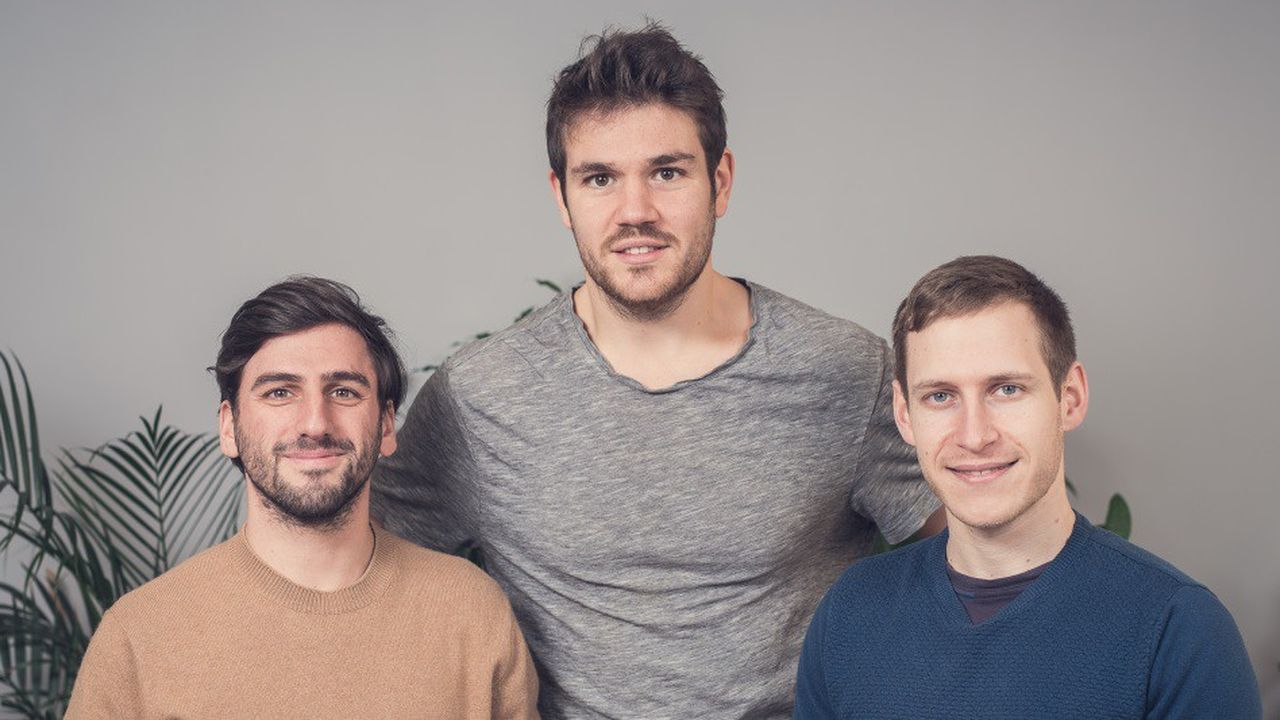 Les 3 cofondateurs d'IiliCopro (de gauche à droite : Raphaël Di Meglio, Victor Prigent et Jérémy Krebs) ont levé  1,5 million d'euros en décembre 2018.
