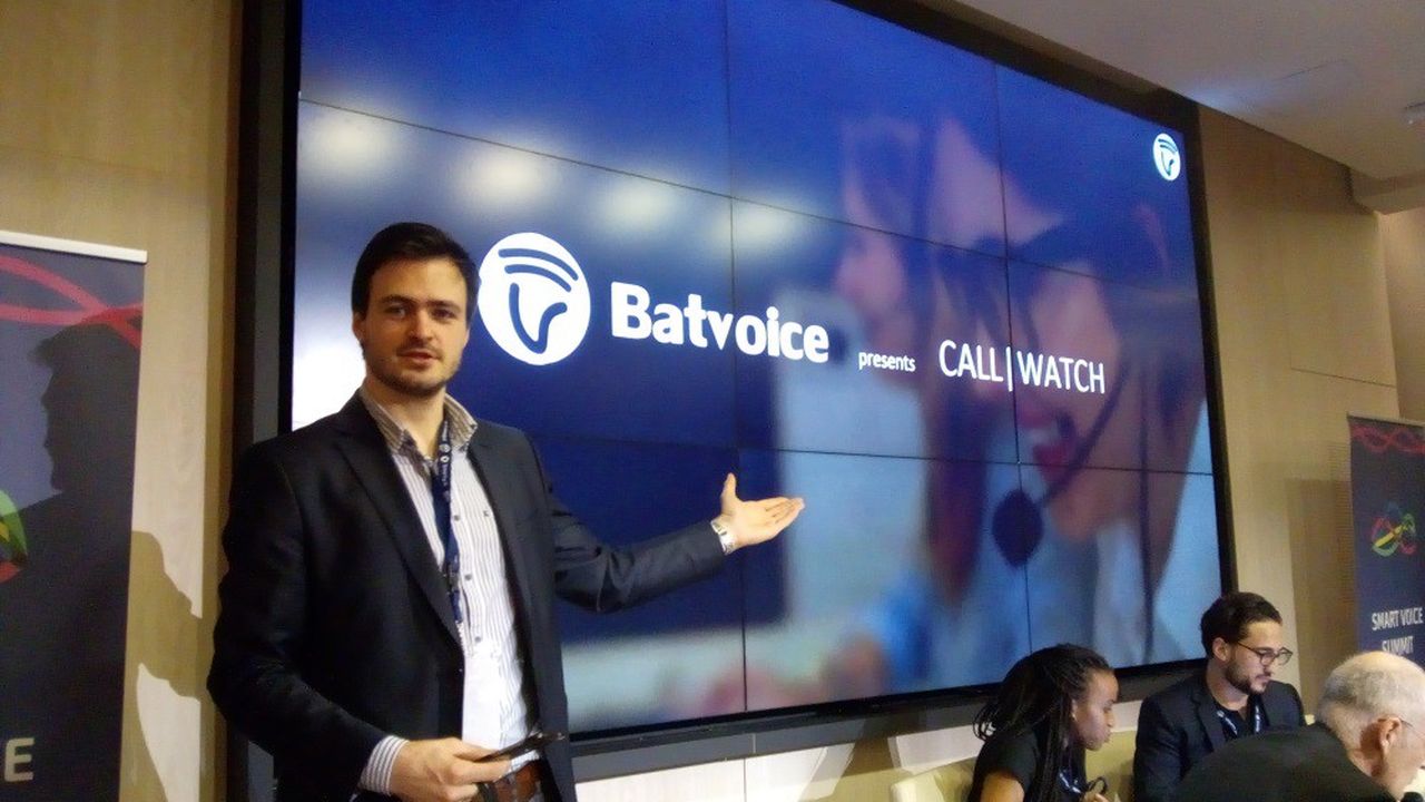 Maxime Sendorek, cofondateur de la start-up Batvoice. Batvoice a conçu l'outil Callwatch, une IA d'analyse vocale des mots et des émotions qui permet de déceler les obstacles au parcours client.