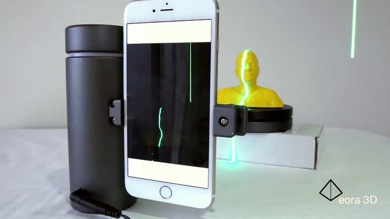 Le scanner 3D portatif a été financé sur Kickstarter.