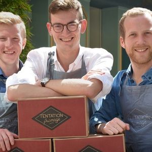 Alexandre Kipp, Matthieu Favroul et Laurent Caralp, les cofondateurs de Tentation Fromage.