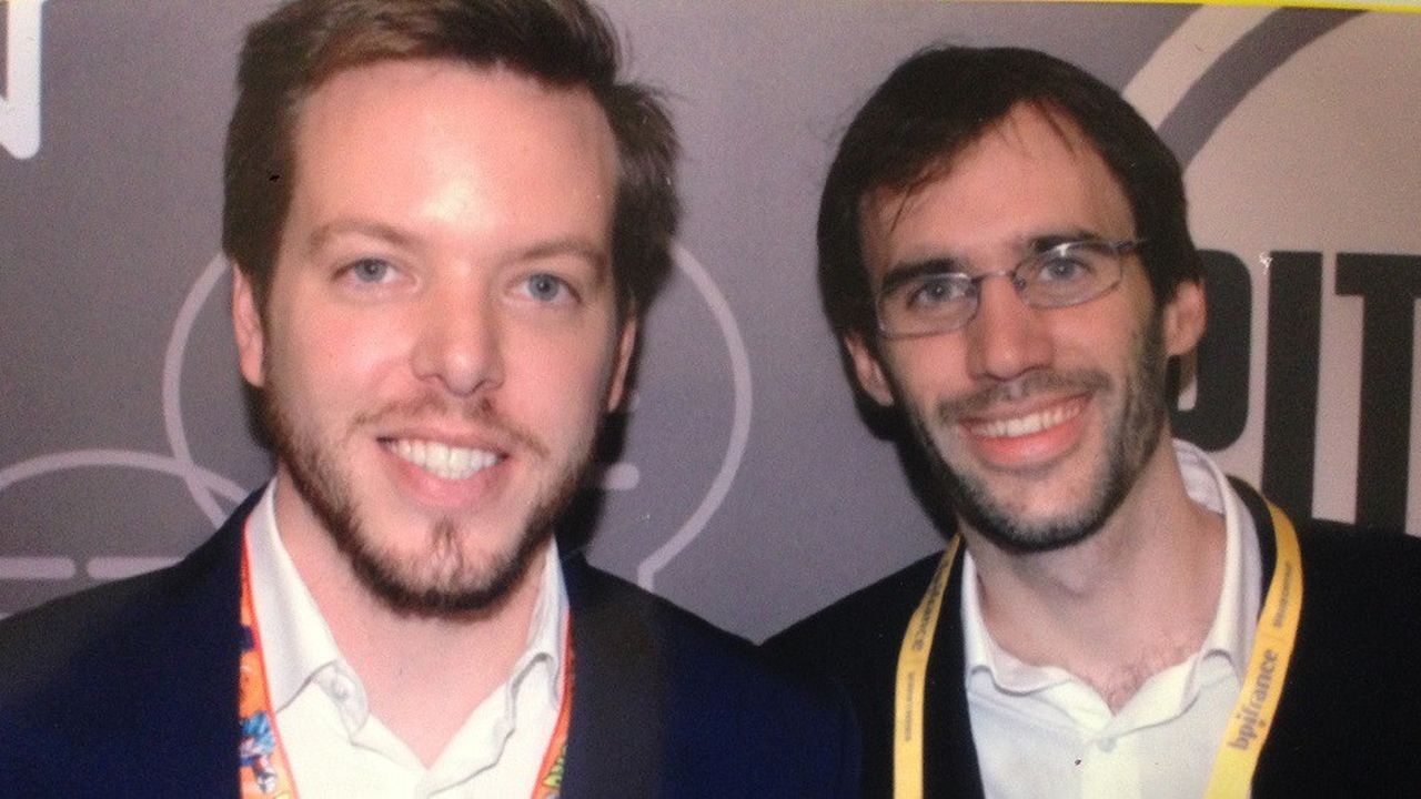 Vincent Jouglard et Antoine Grimond, cofondateurs du site de pronostics Gameblr.