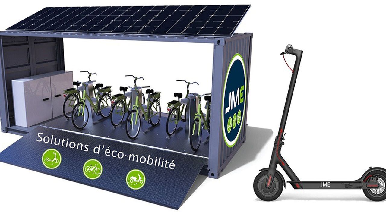 Le projet de station de mobilité douce conçue par JME Mobilité.