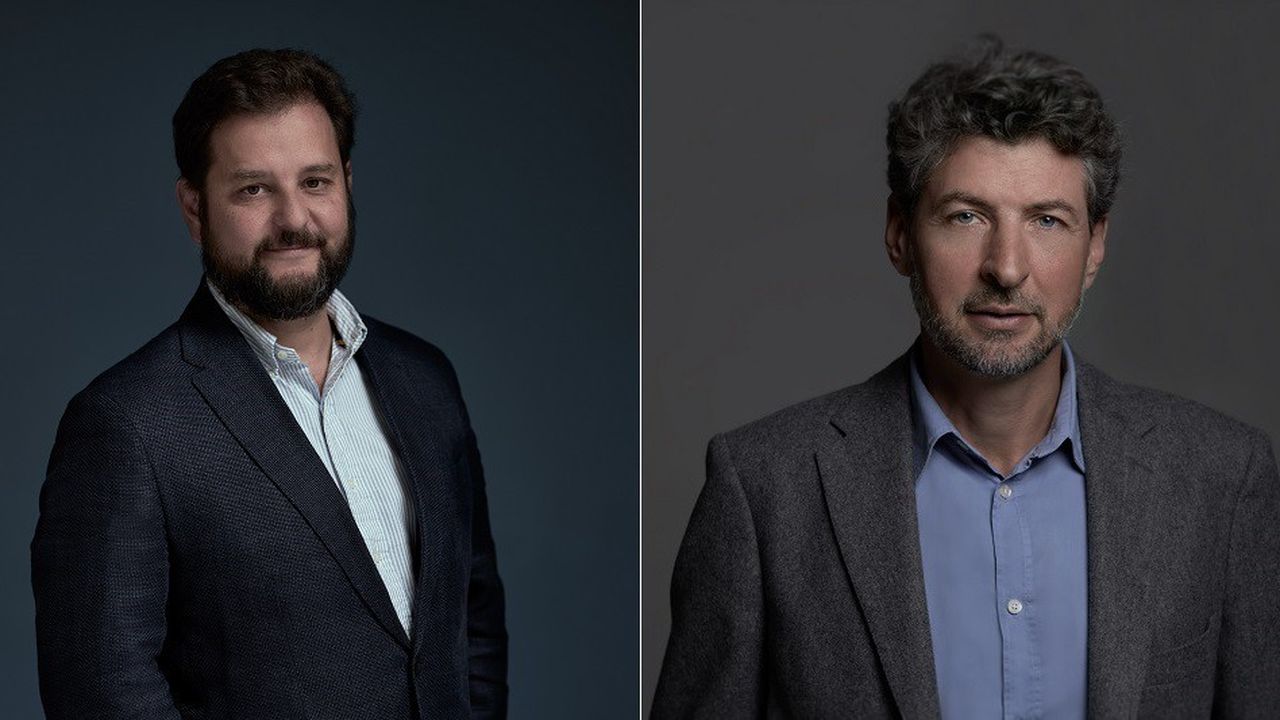 Geoffroy Guéna, 48 ans, et Stéphane Bismuth, 50 ans, sont les cofondateurs de Viznet.tv. Ils sont actuellement incubés par ParisTech Entrepreneurs.
