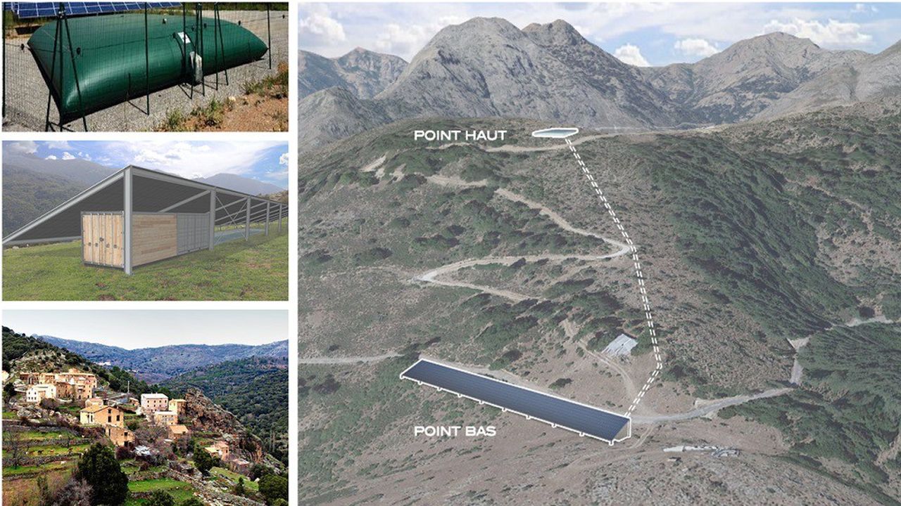 La start-up StepSol va installer une unité de production d'énergie solaire et hydraulique à Mausoléo en haute-Corse.