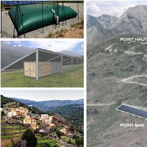 La start-up StepSol va installer une unité de production d'énergie solaire et hydraulique à Mausoléo en haute-Corse.