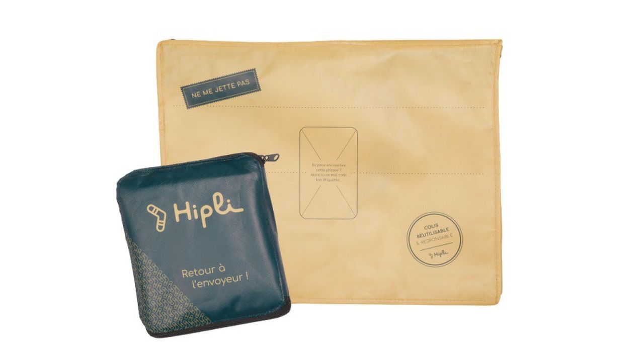 Les colis réutilisables en polypropylène d'Hipli peuvent être renvoyés via La Poste par les consommateurs.