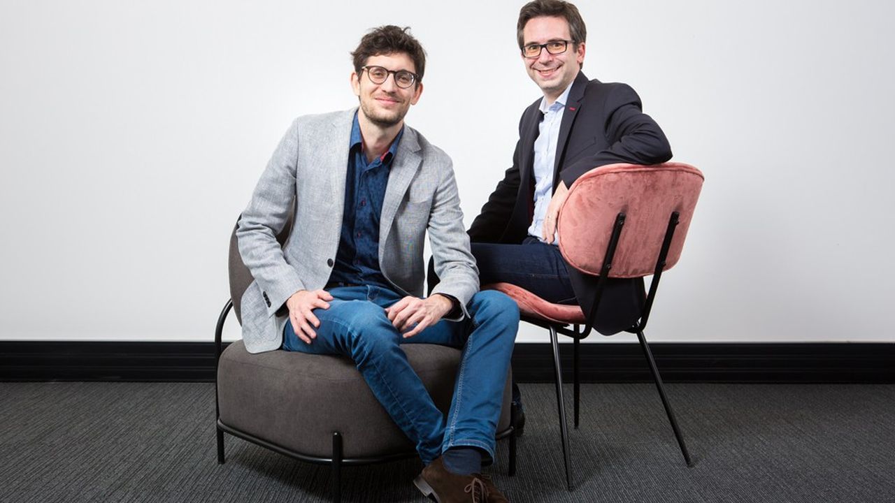 Renaud Allioux et Arnaud Guerin, cofondateurs de Preligens.