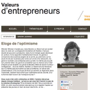 Valeurs d'entrepreneurs : un blog, des parcours d'exception pour faire école
